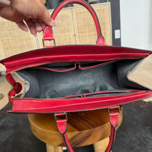 Louis Vuitton Epi Riviera Handbag Red - Picture 5 of 10